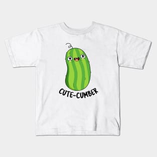 CuteCumber Cute Cucumber Pun Kids T-Shirt